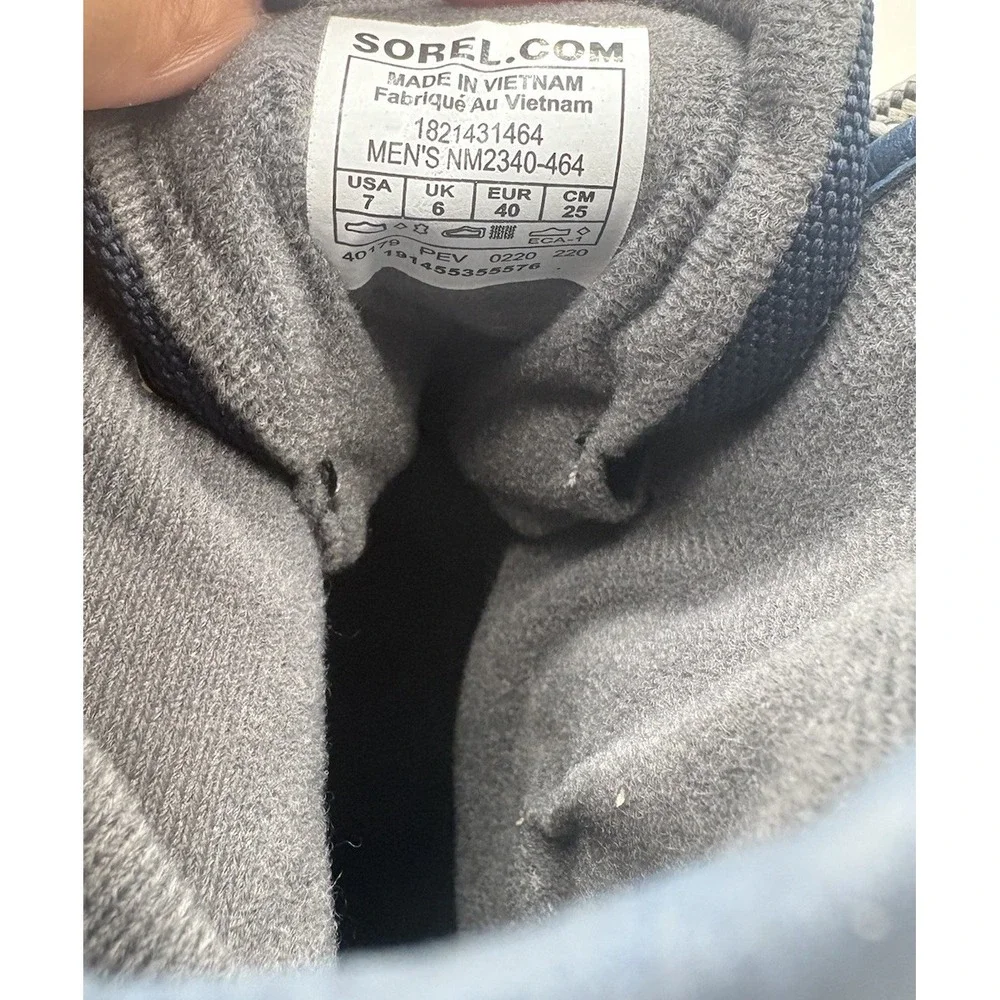 Sorel Cheyanne II‎ Short Nylon Duck Boots Collegiate Navy 7 New